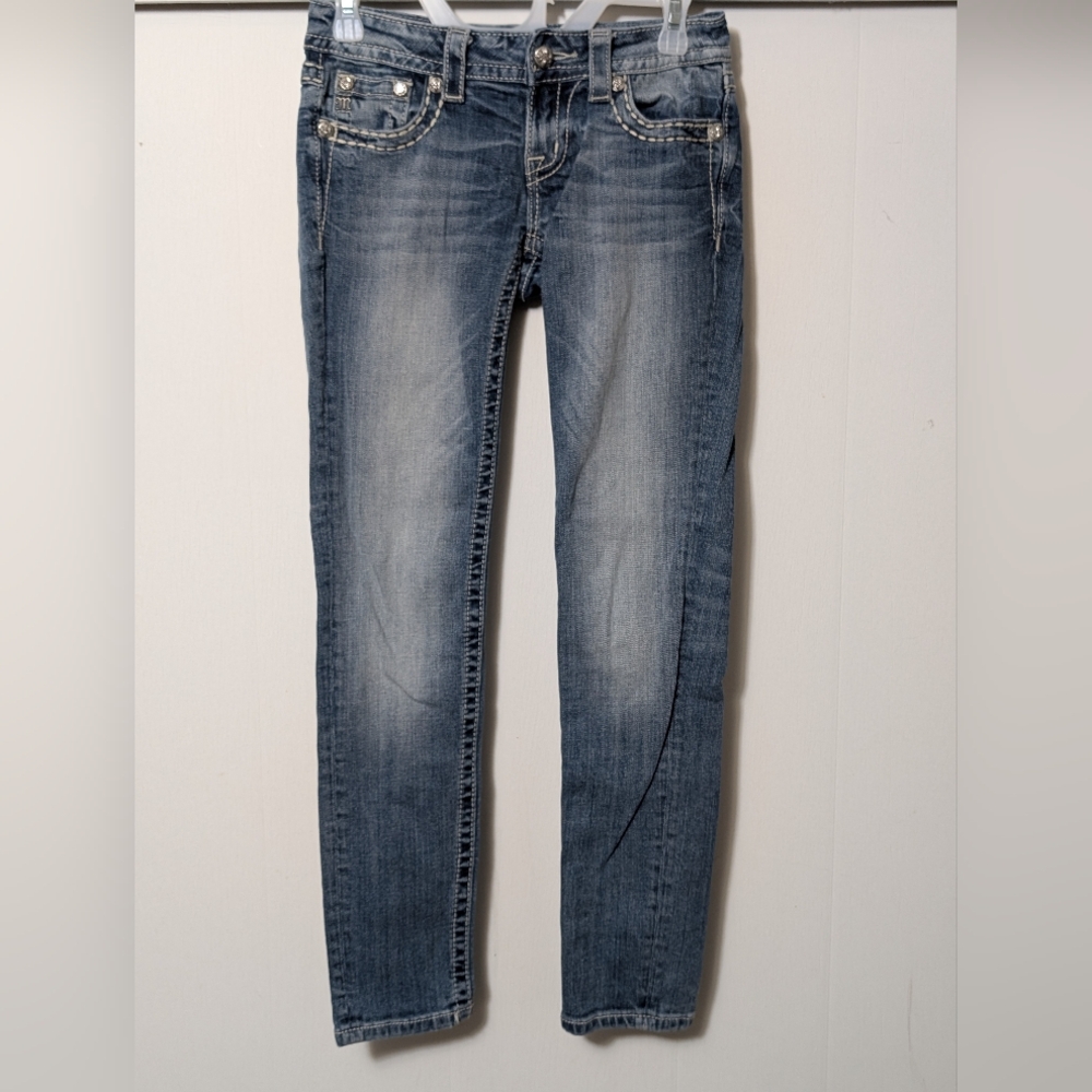 Women's Miss Me Distressed Y2K Skinny Denim Size 26